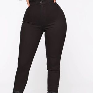 Fashion Nova Super High Waist Denim Skinny Jeans